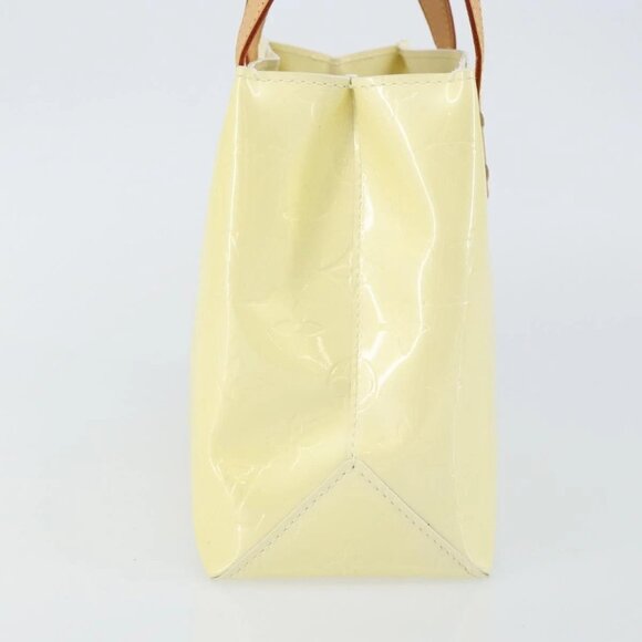 LOUIS VUITTON Monogram Vernis Reade PM Hand Bag Perle M91336 LV Auth 142816 - Picture 7 of 16